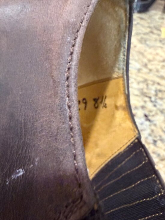 FH Senka Handcrafted Limited edition Western Cowboy leathern Ankle Boots Men 8. main image 4